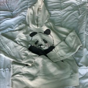 A used Cat and Jack Panda hoodie